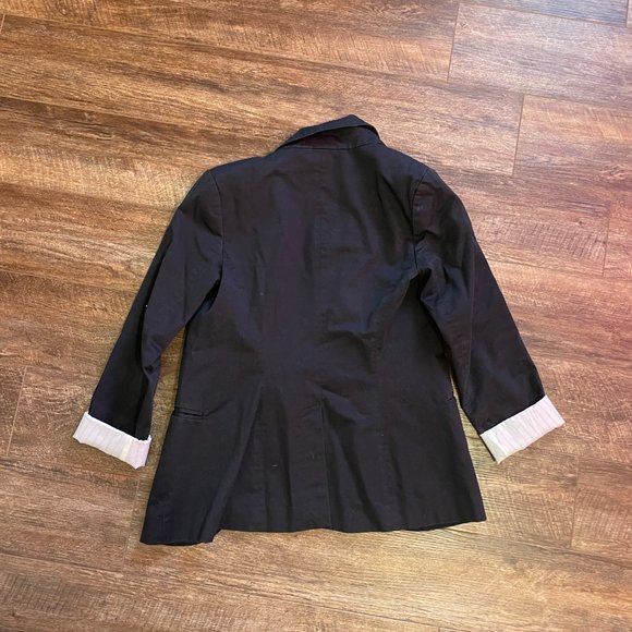 Mossimo XS Preppy Black Blazer Jacket - Picture 4 of 4